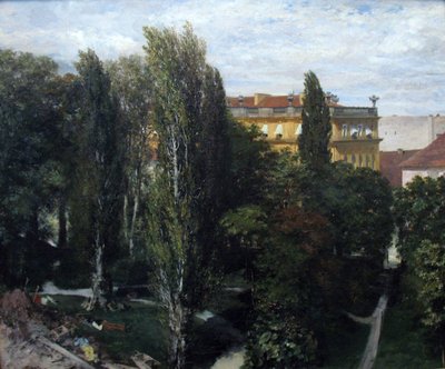 Palace Garden of Prince Albrecht by Adolph Menzel